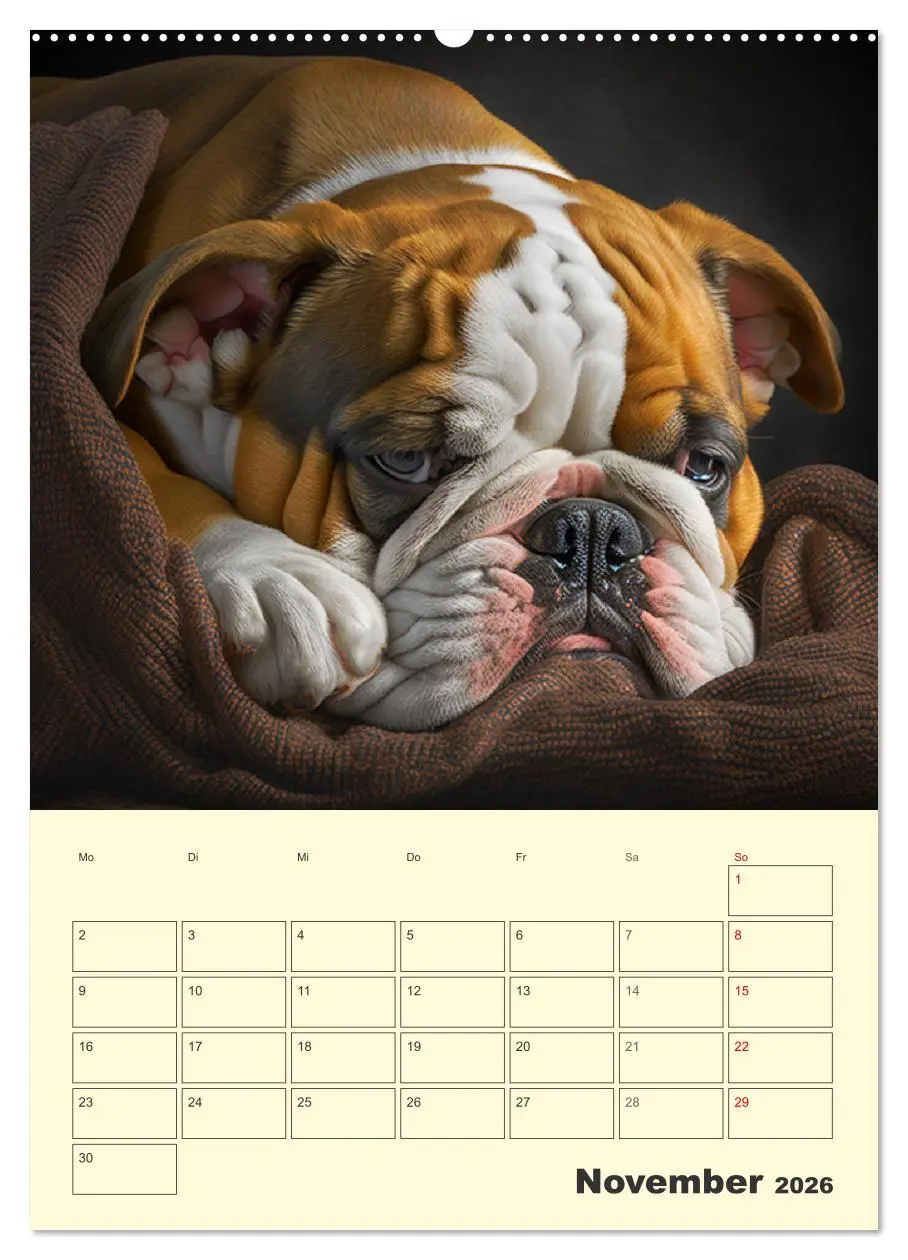 Bild: 9783516321531 | English Bulldogs. Fröhliche Dickköpfe mit Charakter (Wandkalender...