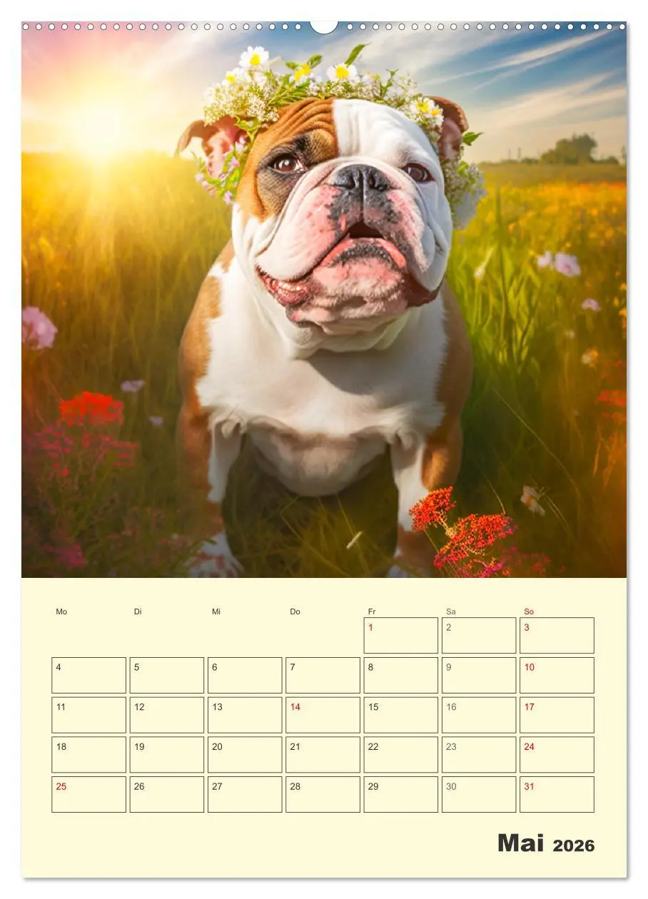 Bild: 9783516321531 | English Bulldogs. Fröhliche Dickköpfe mit Charakter (Wandkalender...