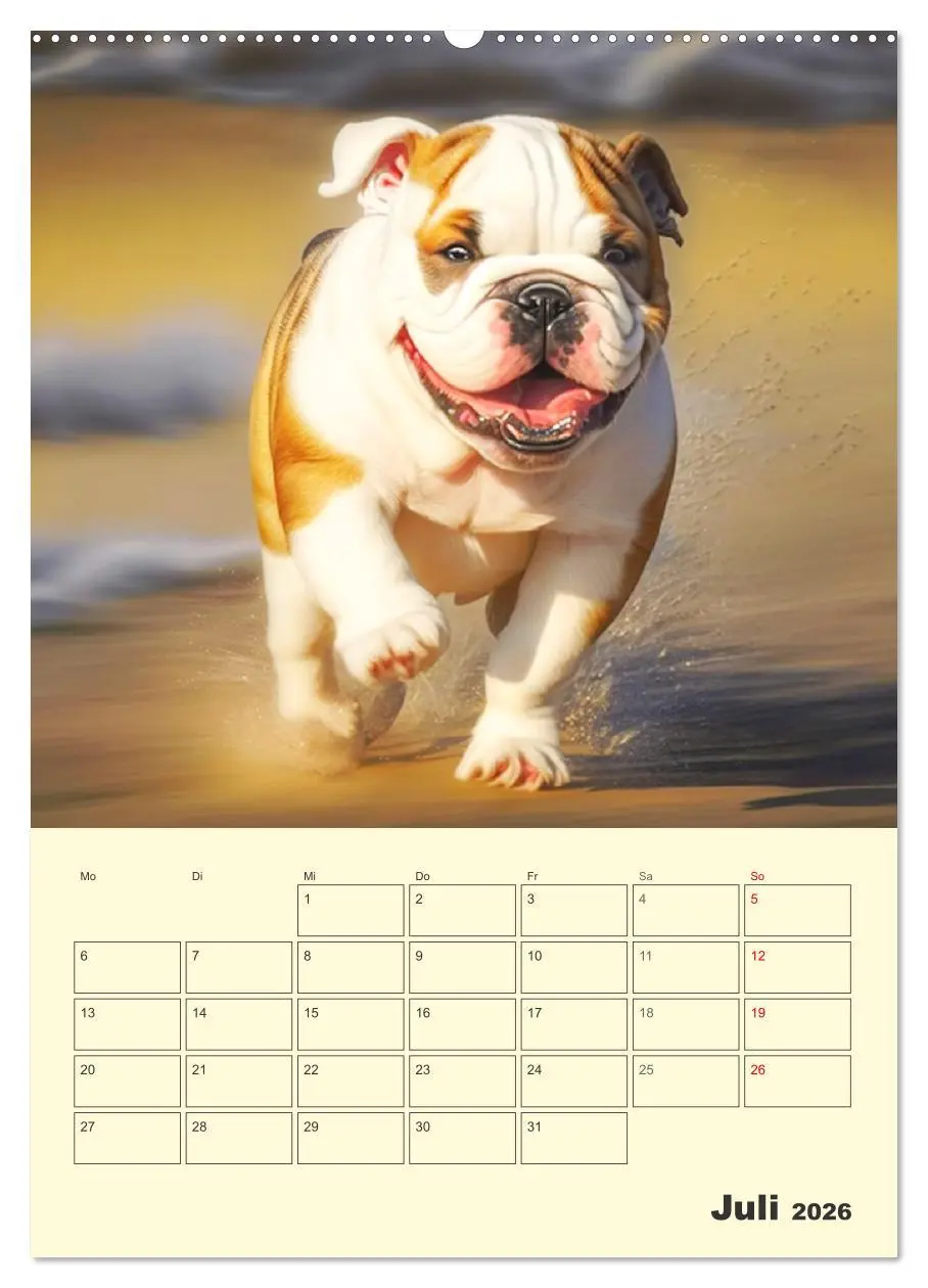 Bild: 9783516321531 | English Bulldogs. Fröhliche Dickköpfe mit Charakter (Wandkalender...