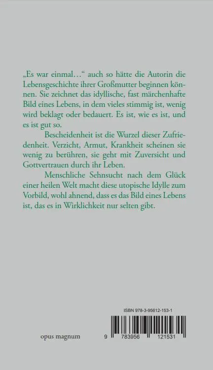 Rückseite: 9783956121531 | Erinnerungen an Mutter Grohn | Renate Clausnitzer | Taschenbuch | 2022