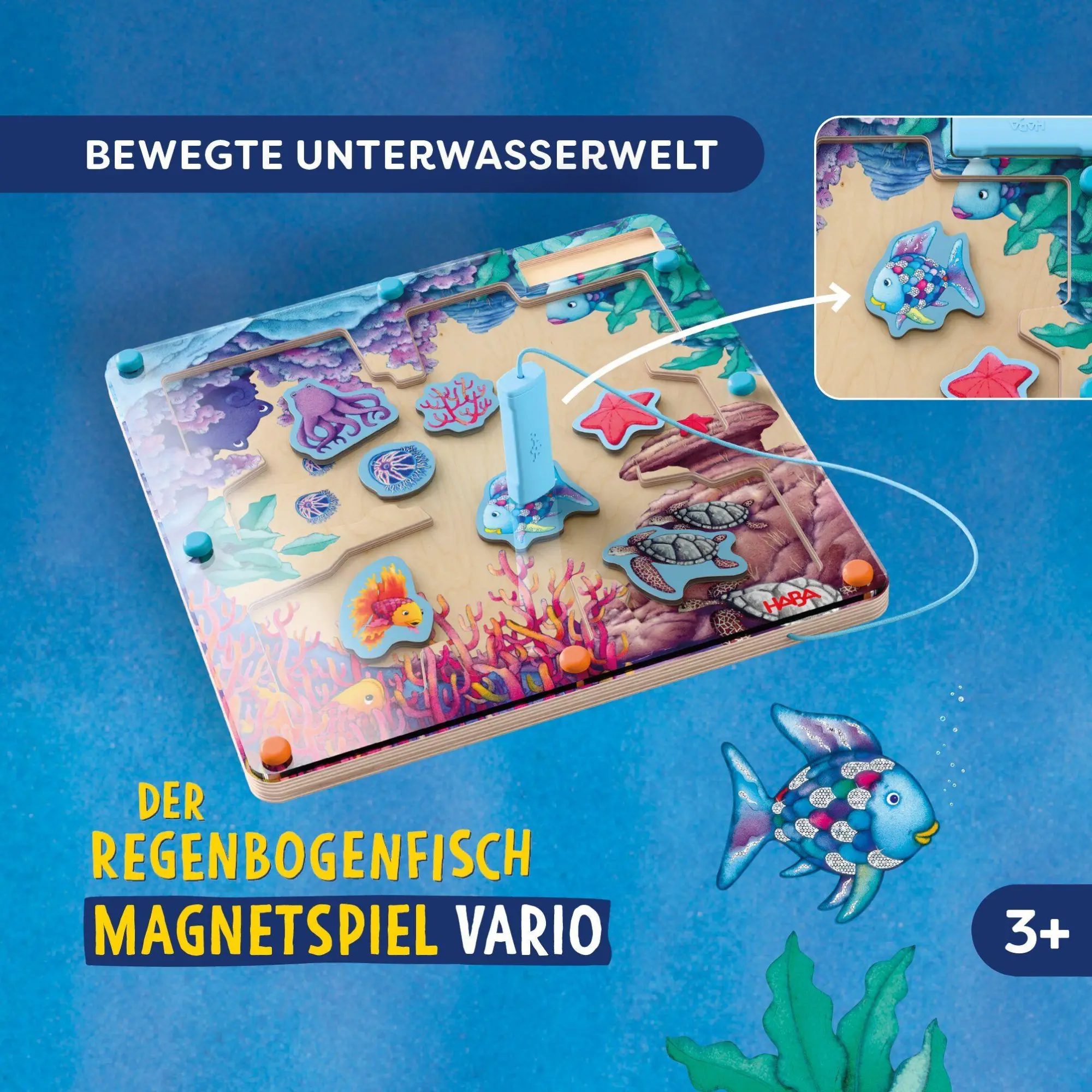 Bild: 4010168301631 | Magnetspiel Vario Der Regenbogenfisch | Liane Vogel | Spiel | Deutsch