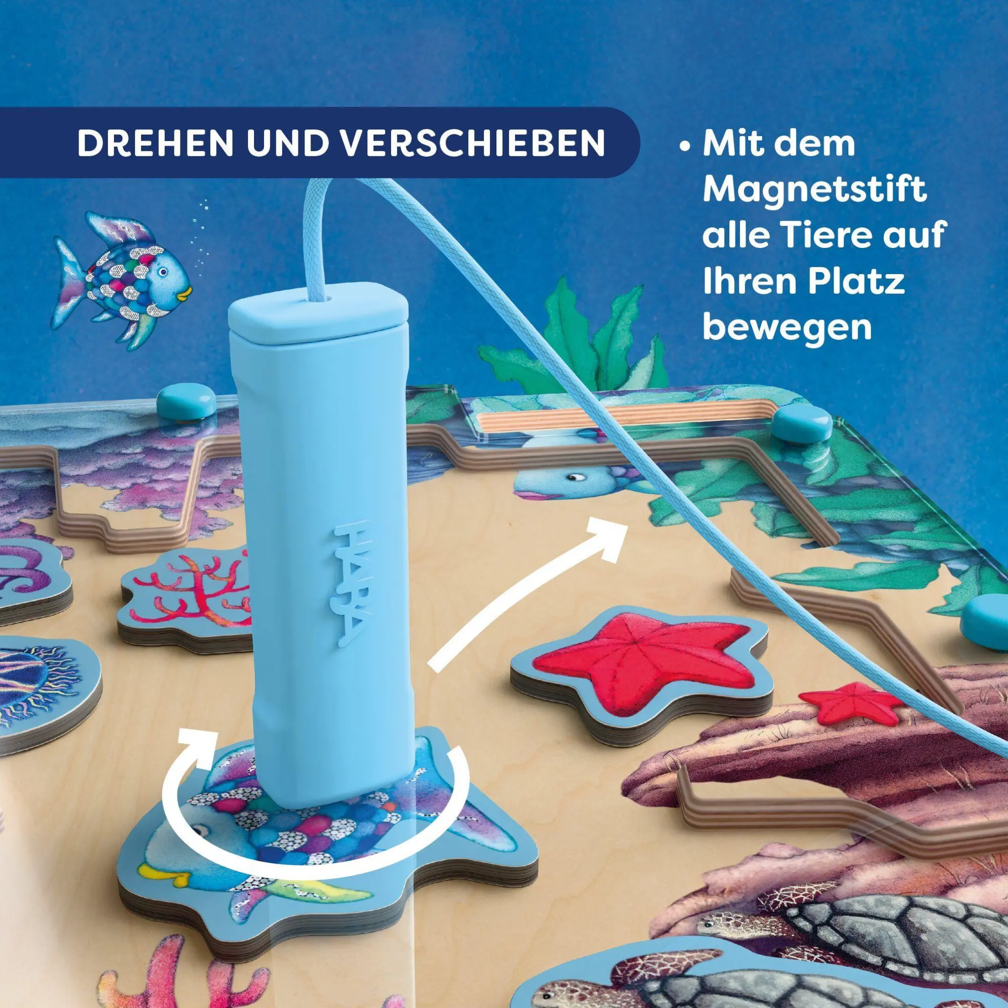 Bild: 4010168301631 | Magnetspiel Vario Der Regenbogenfisch | Liane Vogel | Spiel | Deutsch
