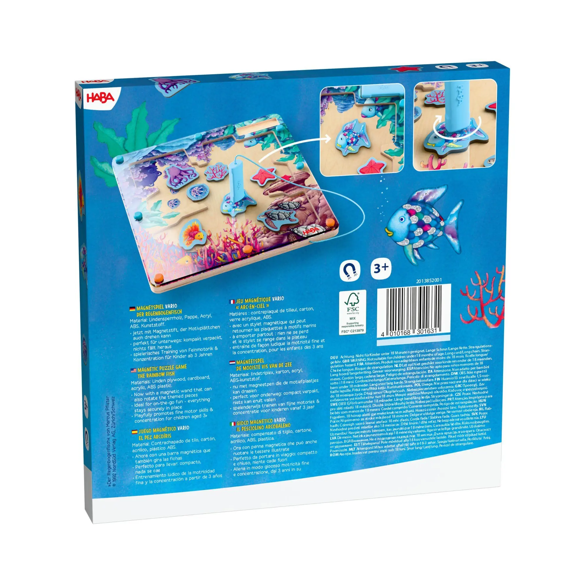 Bild: 4010168301631 | Magnetspiel Vario Der Regenbogenfisch | Liane Vogel | Spiel | Deutsch