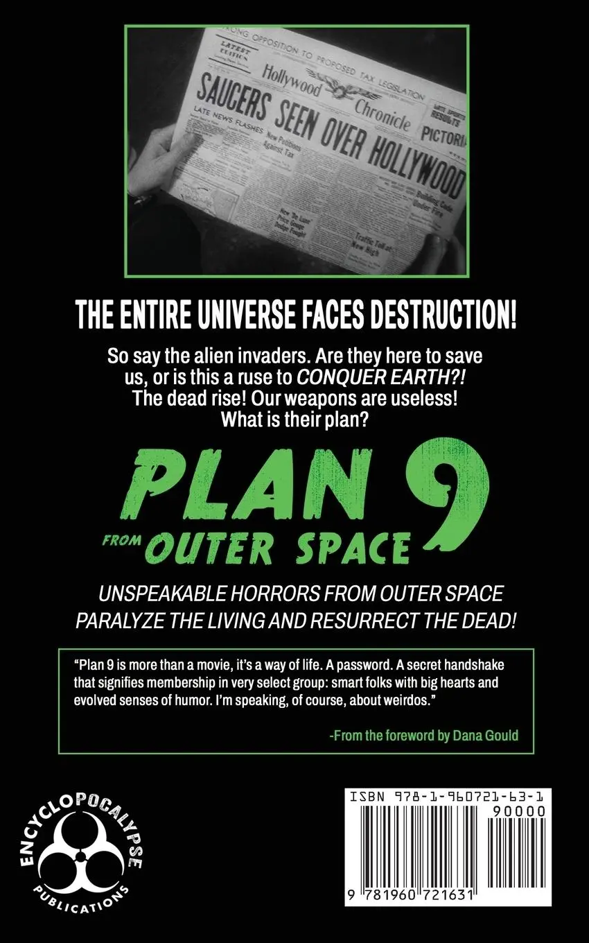 Rückseite: 9781960721631 | Plan 9 From Outer Space | The Novelization | Bret Nelson | Taschenbuch