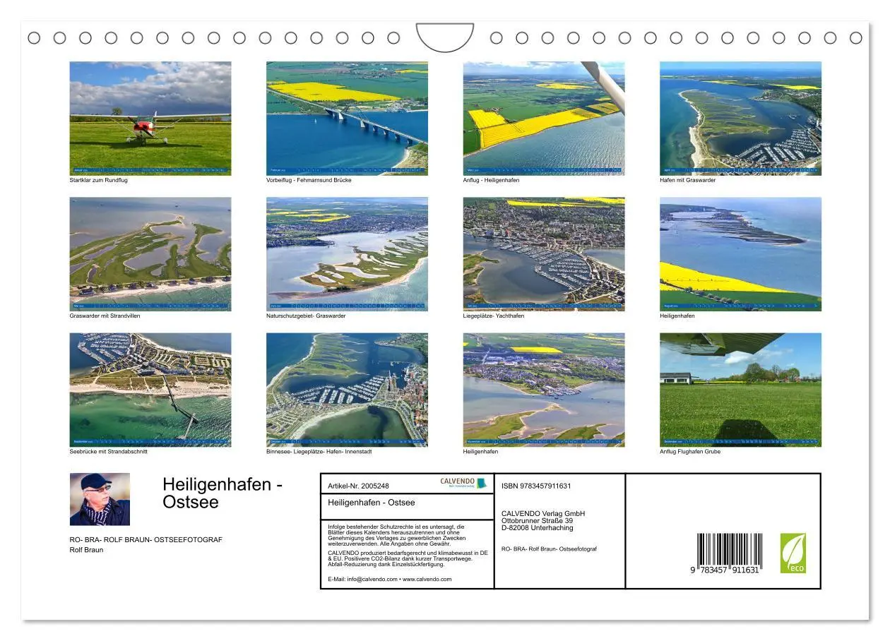 Bild: 9783457911631 | Heiligenhafen - Ostsee (Wandkalender 2026 DIN A4 quer), CALVENDO...