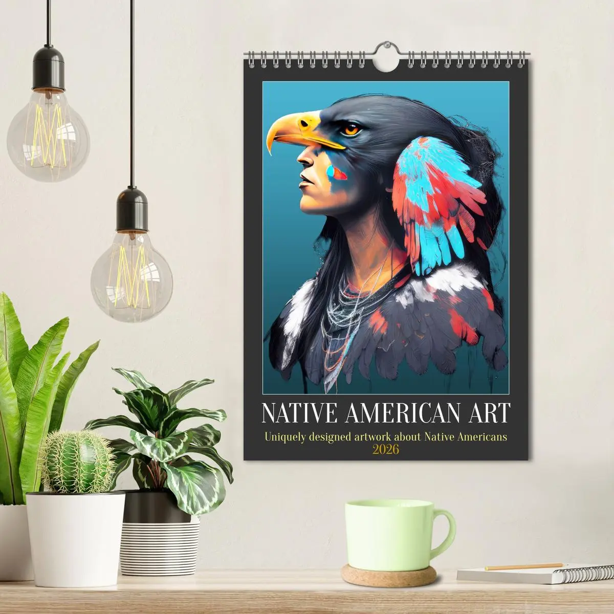Bild: 9783516551631 | Native American Art (Wall Calendar 2026 DIN A4 portrait), CALVENDO...