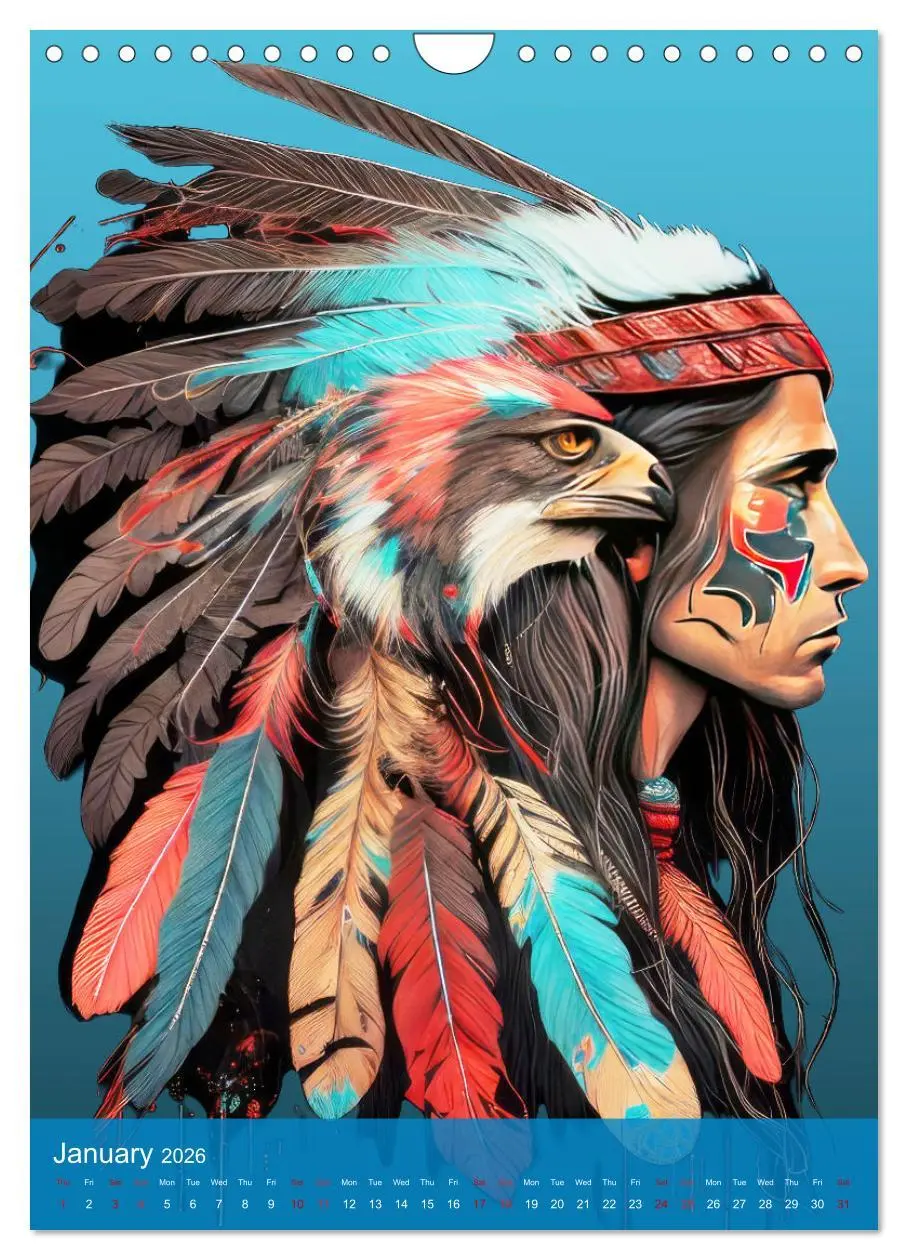 Bild: 9783516551631 | Native American Art (Wall Calendar 2026 DIN A4 portrait), CALVENDO...