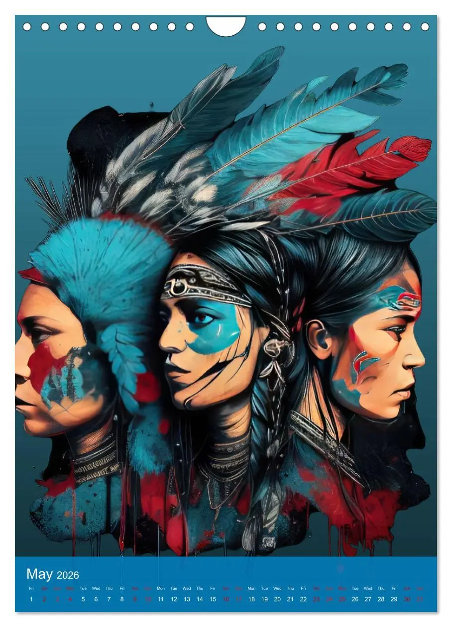 Bild: 9783516551631 | Native American Art (Wall Calendar 2026 DIN A4 portrait), CALVENDO...