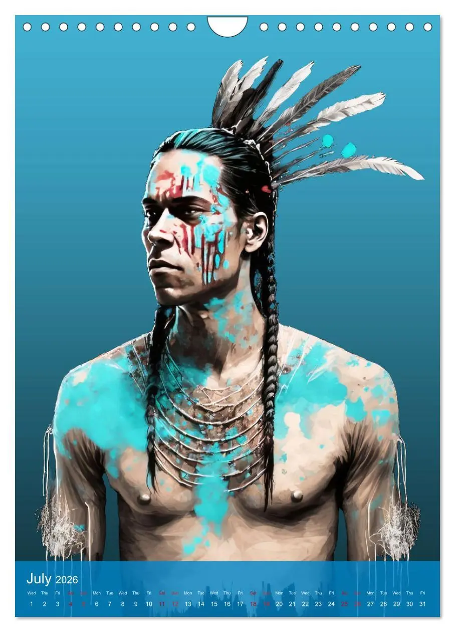 Bild: 9783516551631 | Native American Art (Wall Calendar 2026 DIN A4 portrait), CALVENDO...