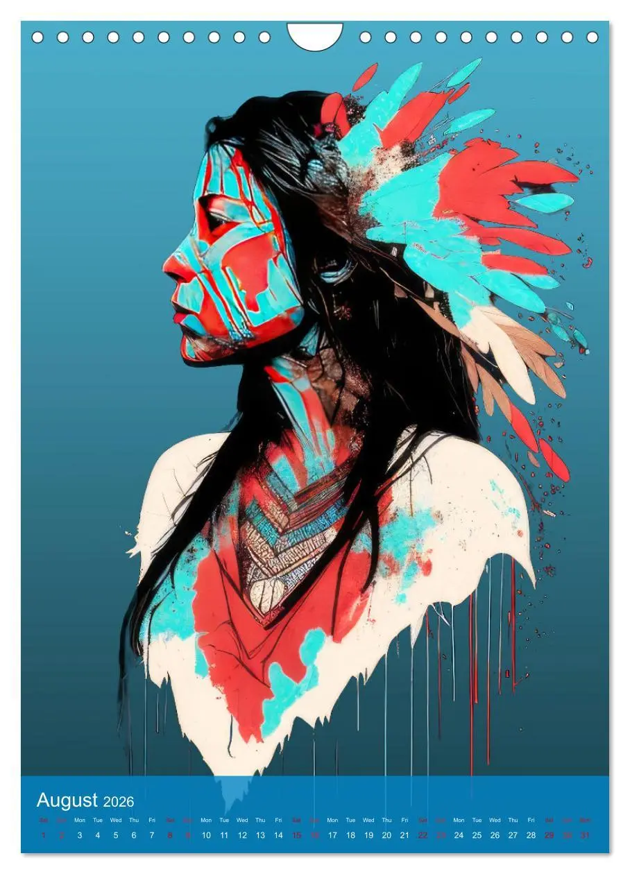 Bild: 9783516551631 | Native American Art (Wall Calendar 2026 DIN A4 portrait), CALVENDO...