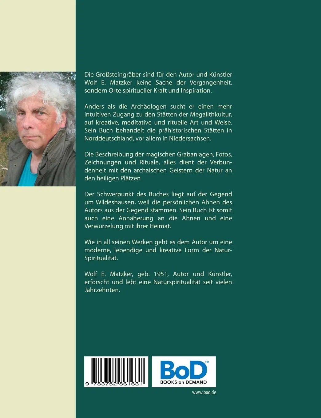 Rückseite: 9783752861631 | Megalith und Schamanismus | Wolf E. Matzker | Taschenbuch | 148 S.