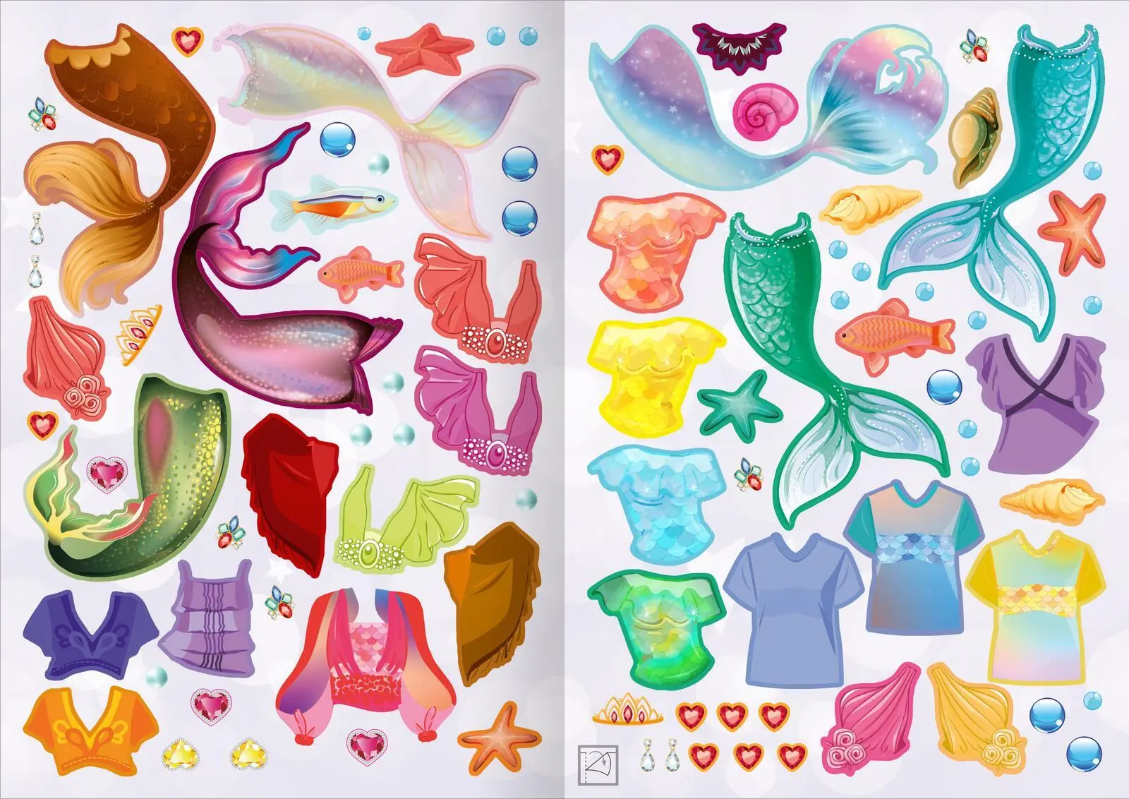 Bild: 9783845851631 | Sticker-Anziehpuppen Metallic - Meerjungfrauen | Eva Schindler | Buch