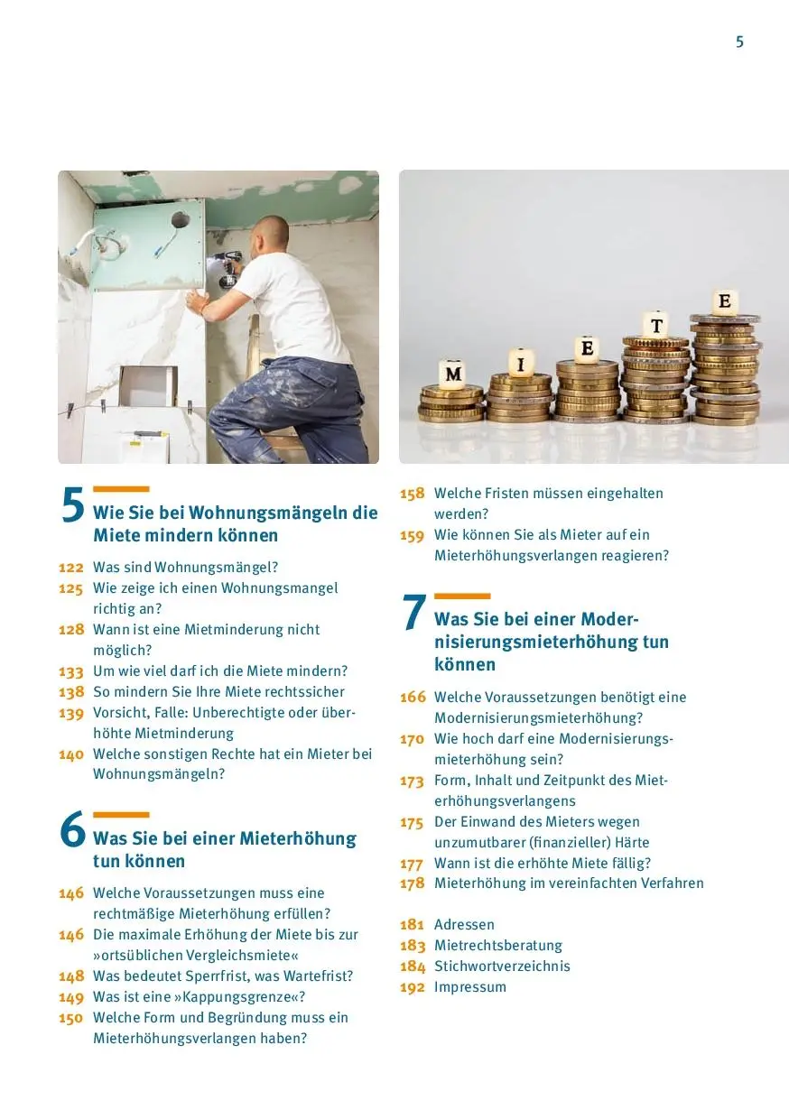 Bild: 9783863361631 | Mietkosten im Griff | Nebenkosten, Mieterhöhung, Wohnungsmängel | Buch