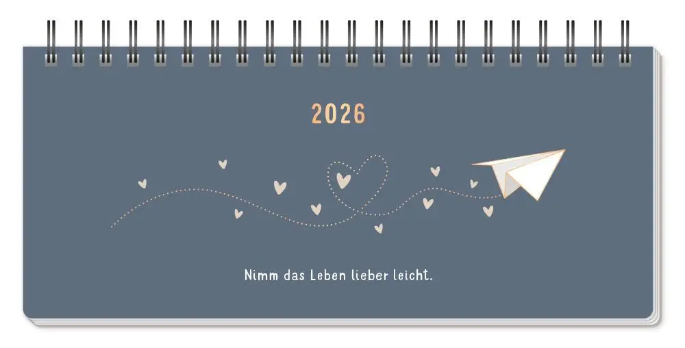 Cover: 9783986361631 | Wochenplaner 2026 Nimm das Leben lieber leicht. | Original | Kalender