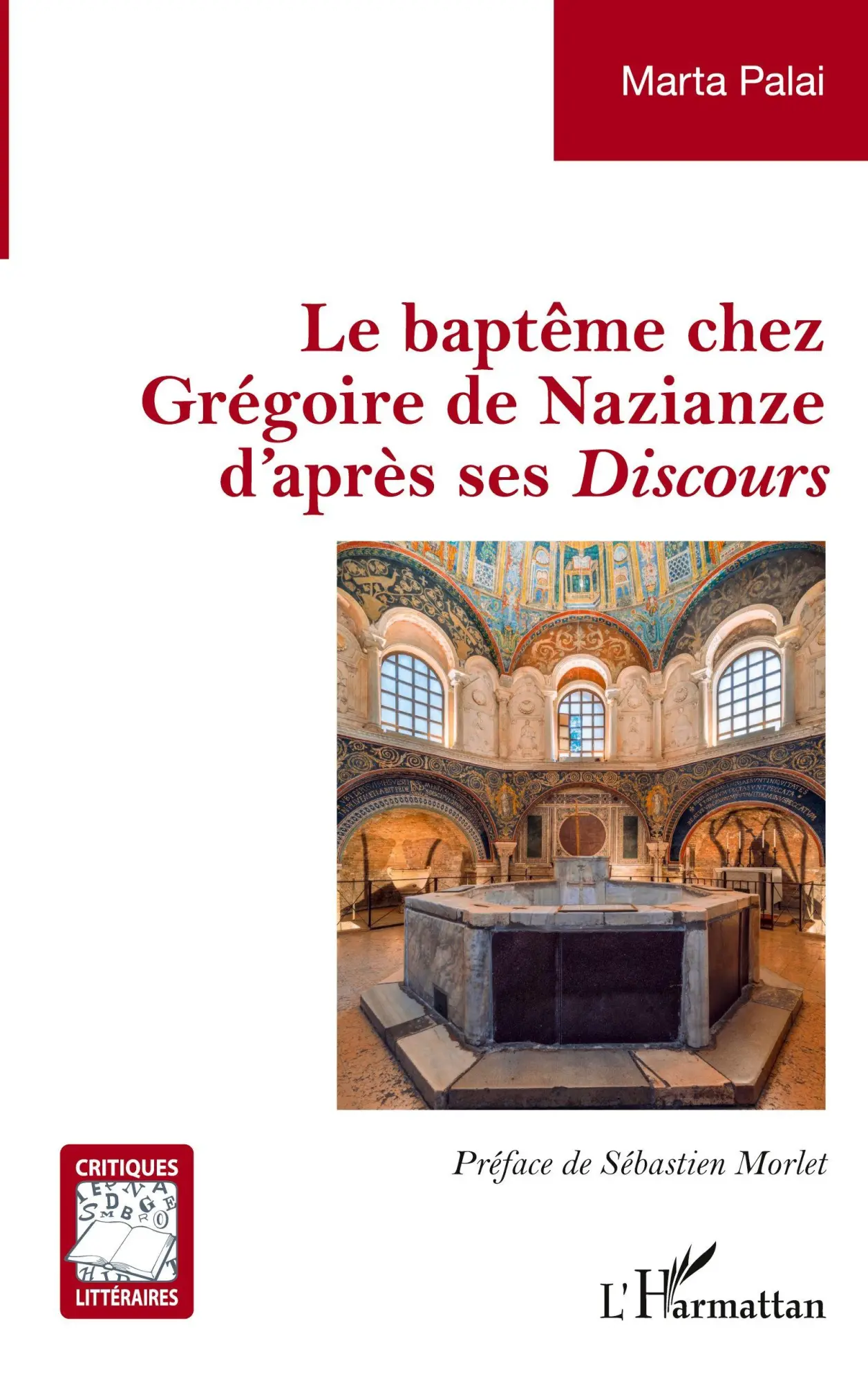 Cover: 9782336531731 | Le baptême chez Grégoire de Nazianze d'après ses Discours | Palai