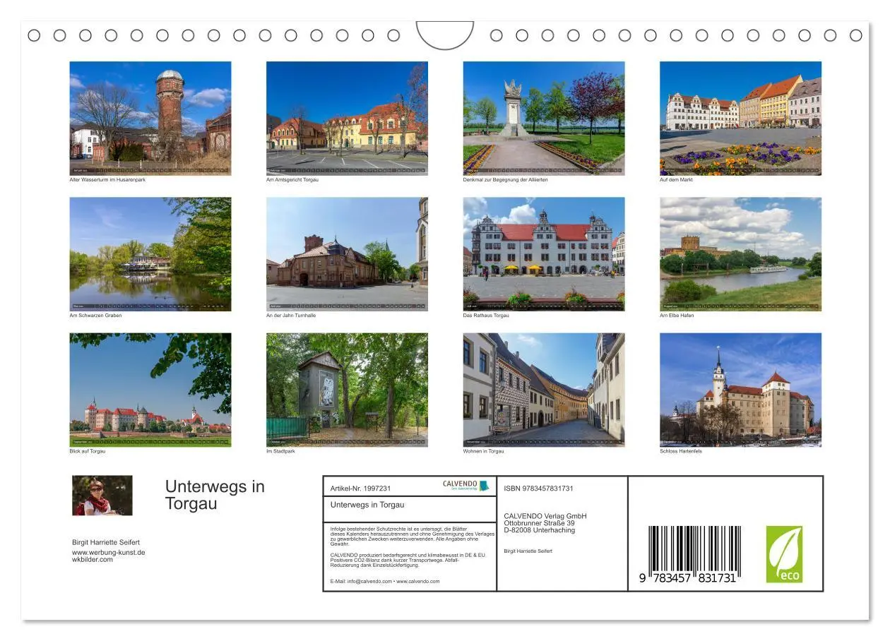 Bild: 9783457831731 | Unterwegs in Torgau (Wandkalender 2026 DIN A4 quer), CALVENDO...