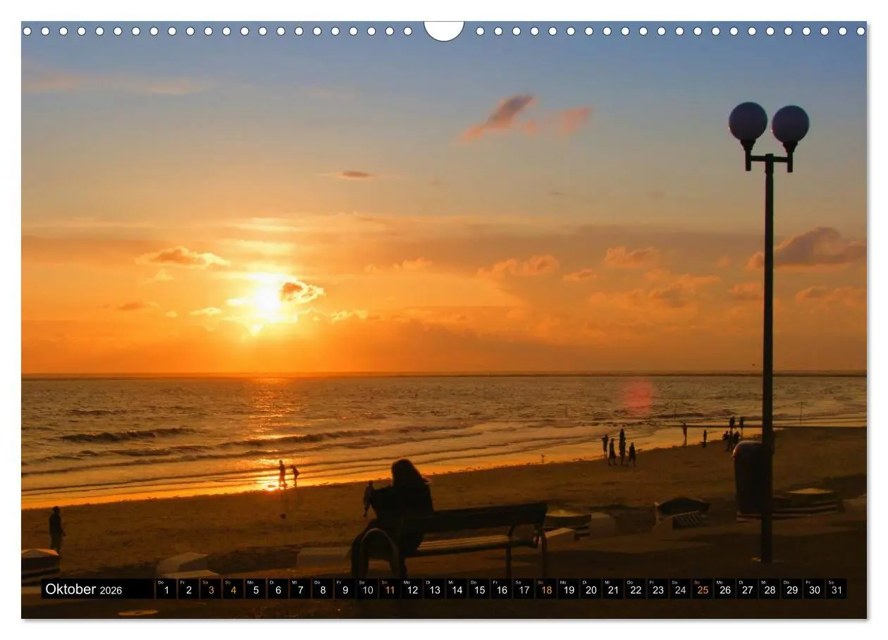 Bild: 9783516161731 | Borkum (Wandkalender 2026 DIN A3 quer), CALVENDO Monatskalender | 2026