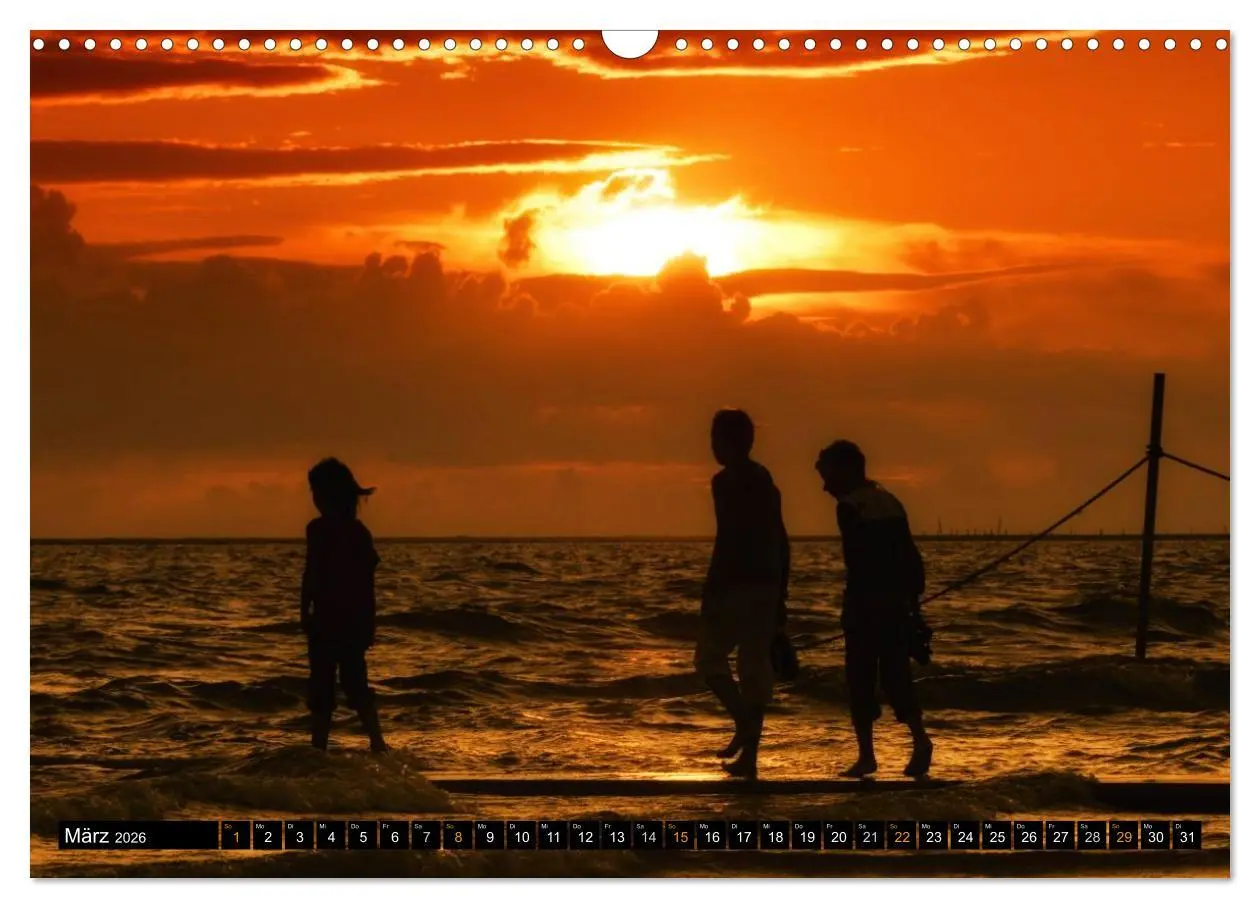 Bild: 9783516161731 | Borkum (Wandkalender 2026 DIN A3 quer), CALVENDO Monatskalender | 2026