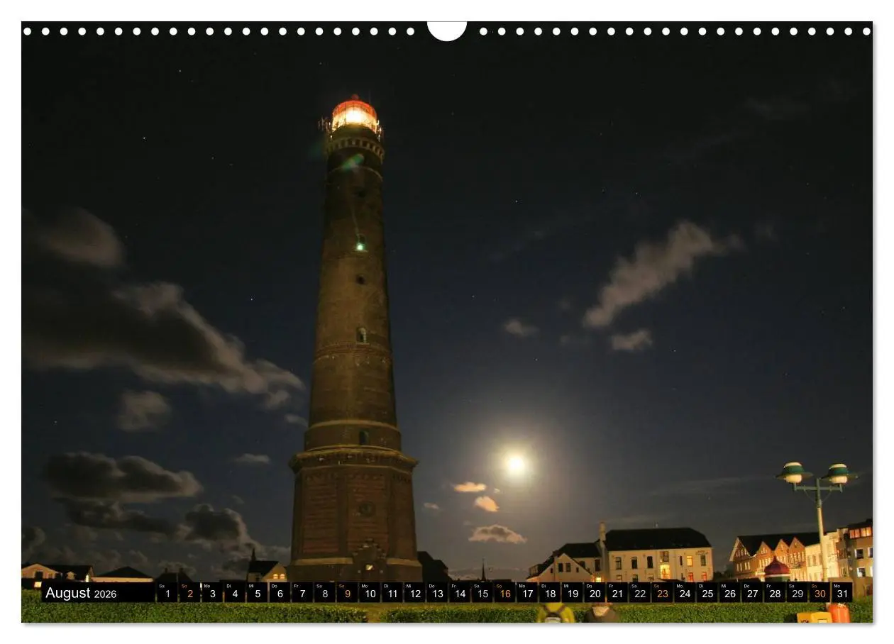 Bild: 9783516161731 | Borkum (Wandkalender 2026 DIN A3 quer), CALVENDO Monatskalender | 2026