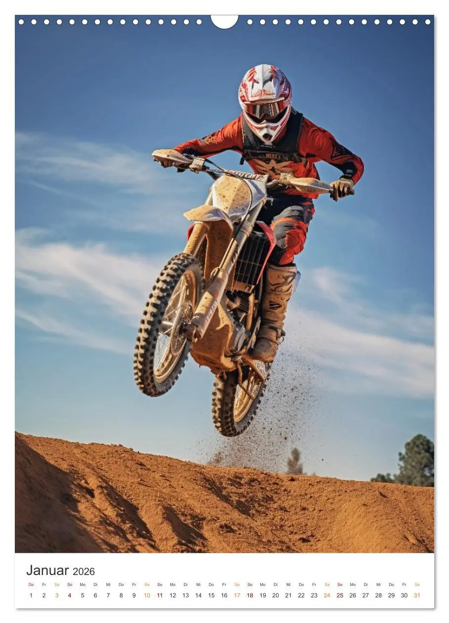 Bild: 9783516301731 | Motocross - Mit Leib und Seele dabei (Wandkalender 2026 DIN A3...