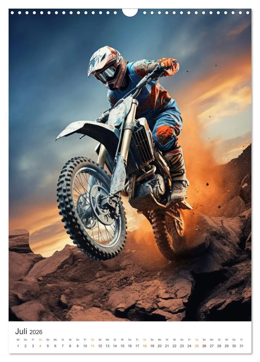 Bild: 9783516301731 | Motocross - Mit Leib und Seele dabei (Wandkalender 2026 DIN A3...
