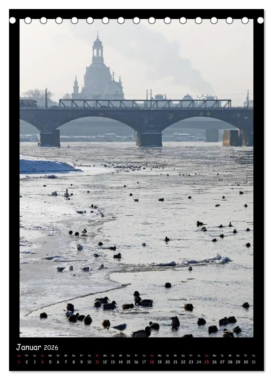 Bild: 9783516471731 | Frauenkirche Dresden (Tischkalender 2026 DIN A5 hoch), CALVENDO...