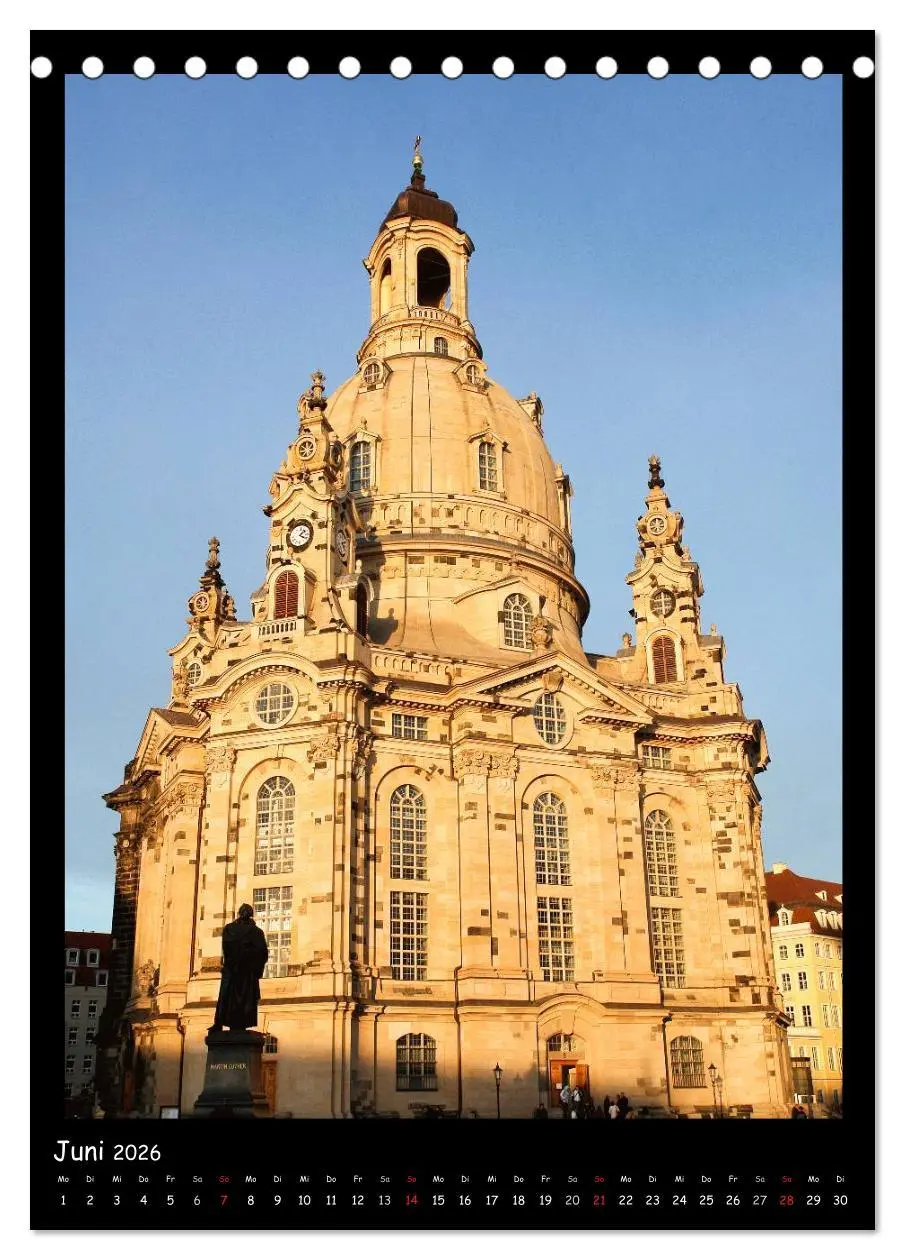 Bild: 9783516471731 | Frauenkirche Dresden (Tischkalender 2026 DIN A5 hoch), CALVENDO...