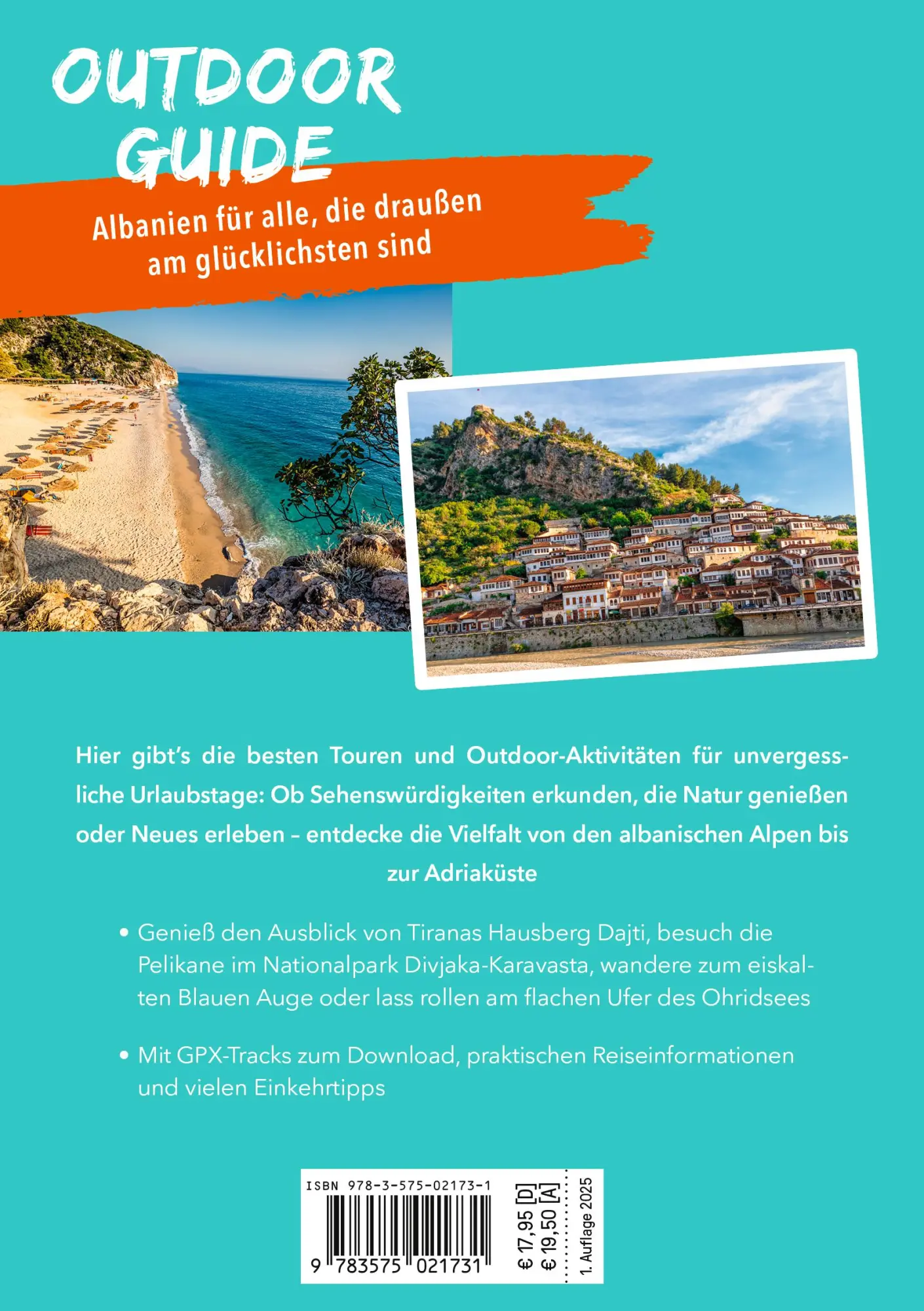 Rückseite: 9783575021731 | MARCO POLO OUTDOOR GUIDE Reiseführer Albanien | Wengert (u. a.) | Buch