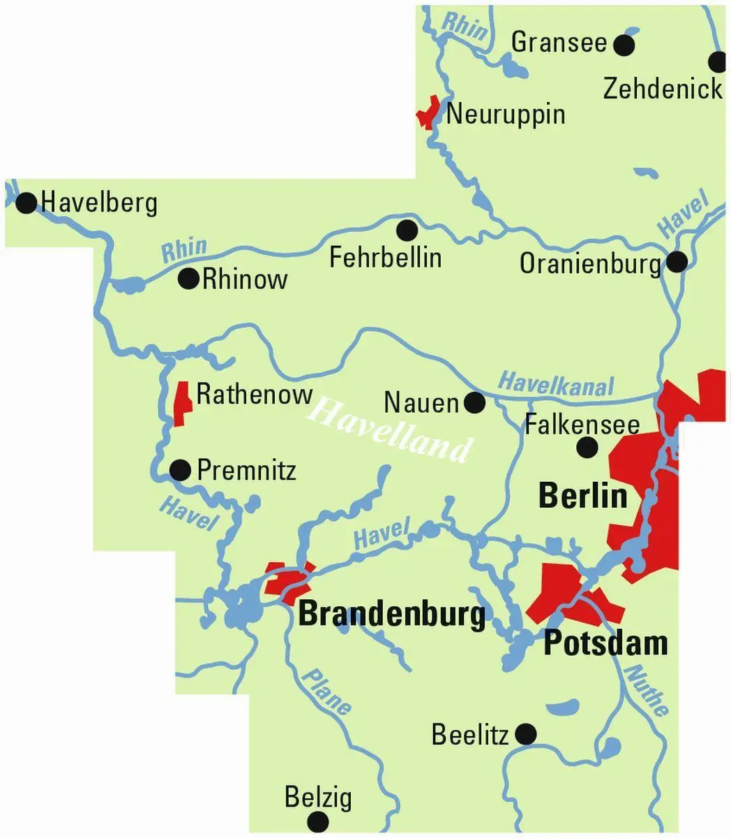 Bild: 9783969901731 | ADFC-Regionalkarte Potsdam Havelland, 1:75.000, mit...