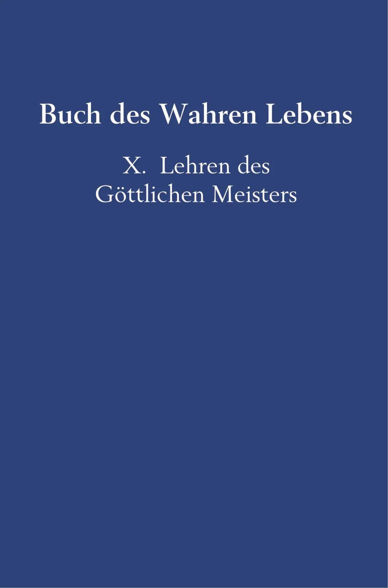 Cover: 9789463861731 | Buch des Wahren Lebens | X. Lehren des Göttlichen Meisters | Hosta