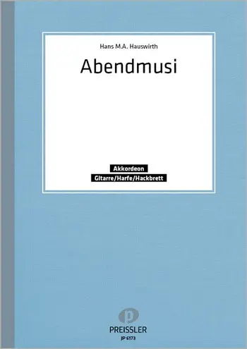 Cover: 9790201461731 | Abendmusi | Hans M. Hauswirth | Stimmensatz | EAN 9790201461731