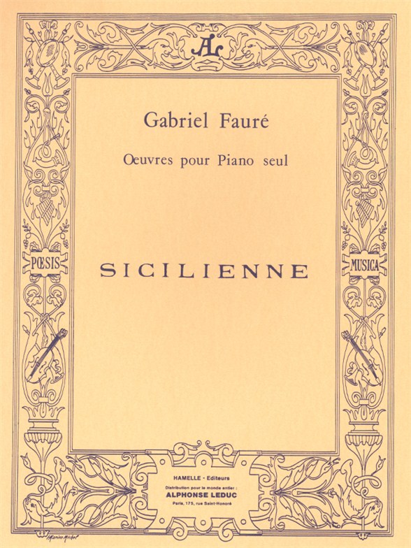 Cover: 9790230791731 | Sicilienne Op.78 | Gabriel Urbain Fauré | Buch | Alphonse Leduc