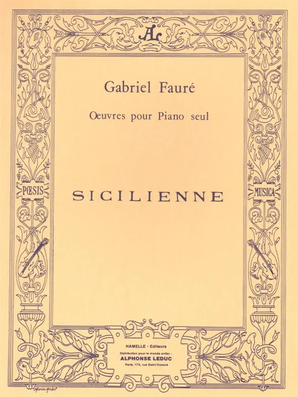 Cover: 9790230791731 | Sicilienne Op.78 | Gabriel Urbain Fauré | Buch | Alphonse Leduc