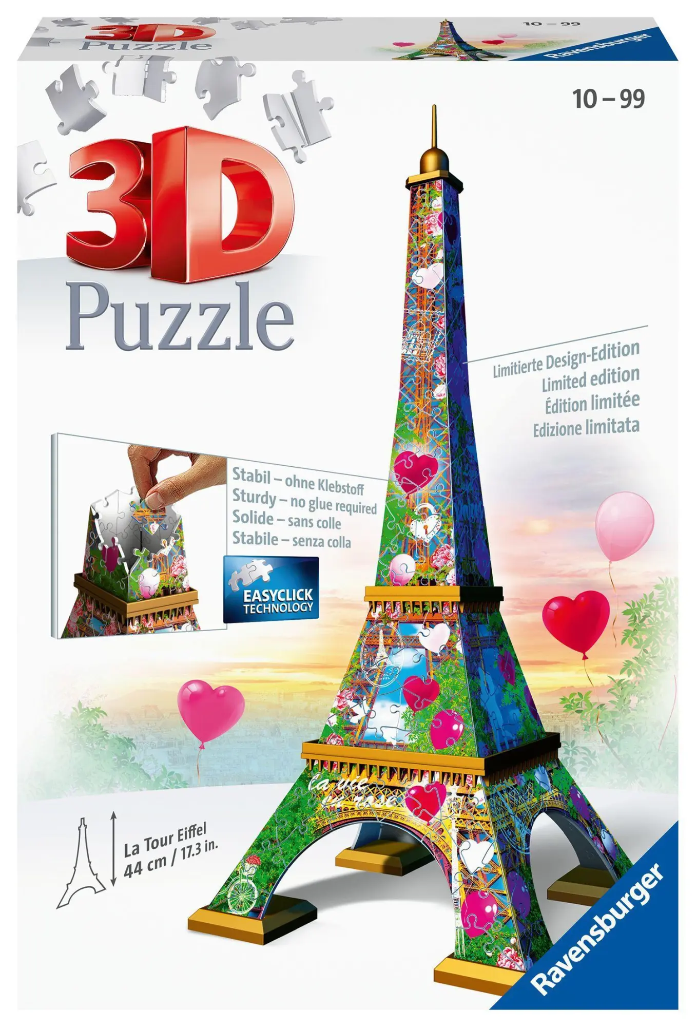 Cover: 4005556111831 | Eiffelturm Love Edition | Spiel | 3D Puzzles | Deutsch | 2020
