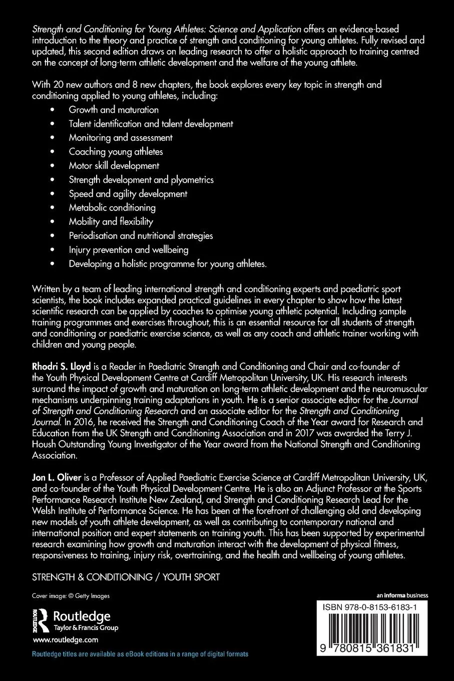 Rückseite: 9780815361831 | Strength and Conditioning for Young Athletes | Science and Application