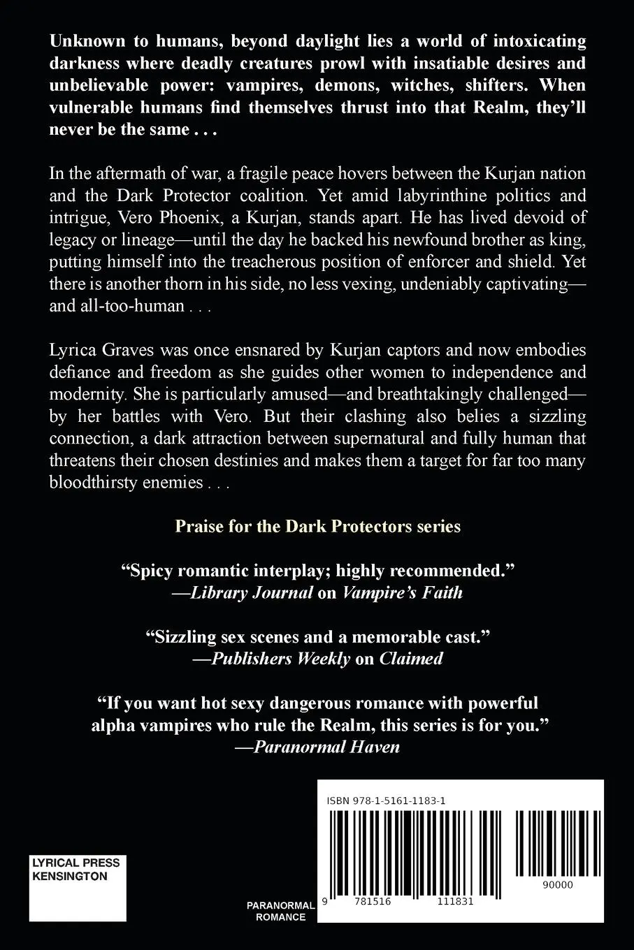 Rückseite: 9781516111831 | Prince of Darkness | Rebecca Zanetti | Taschenbuch | Englisch | 2025