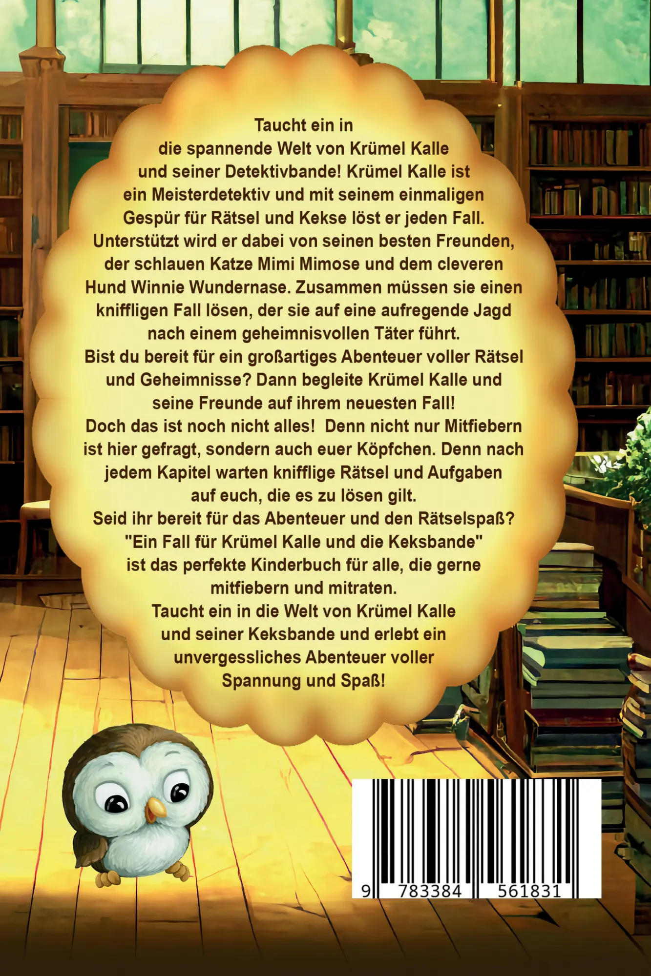 Rückseite: 9783384561831 | Das verschwundene Zauberbuch - Ein Fall für Krümel Kalle und die...