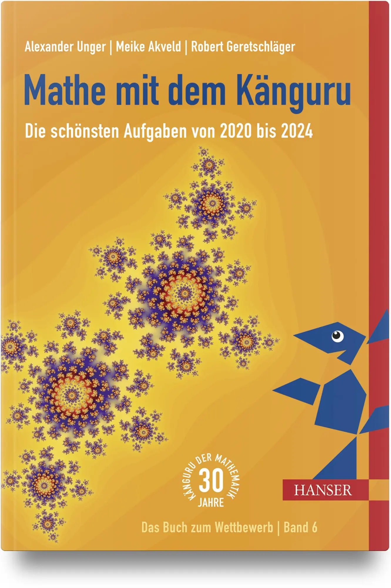Cover: 9783446481831 | Mathe mit dem Känguru 6 | Die schönsten Aufgaben von 2020 bis 2024