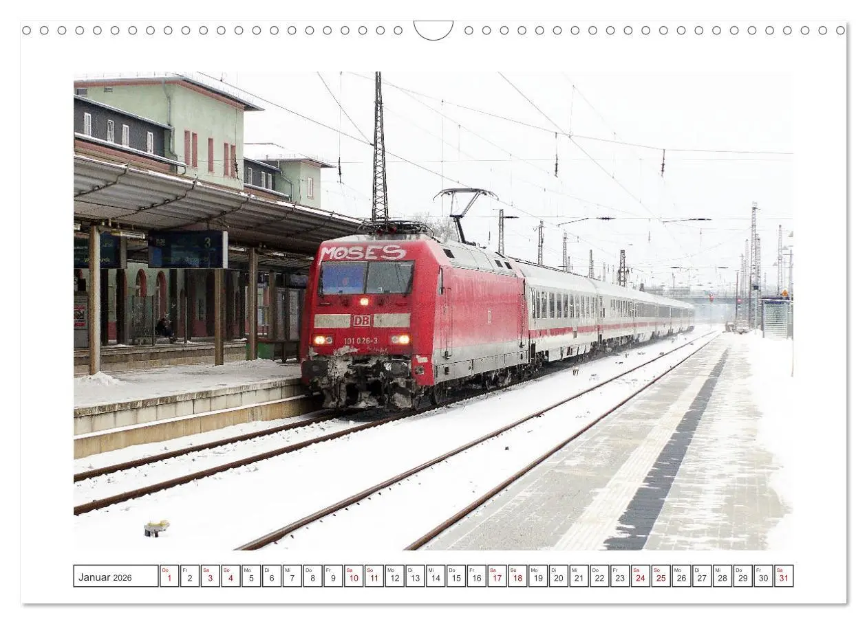 Bild: 9783457371831 | Die Baureihe 101 der Deutschen Bahn (Wandkalender 2026 DIN A3...