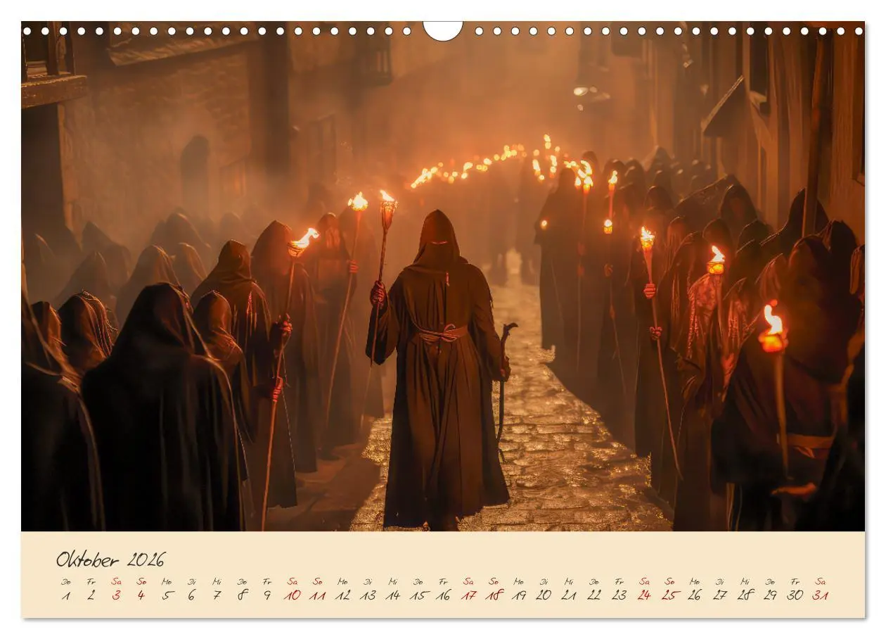 Bild: 9783457511831 | Jahreszeiten im Mittelalter (Wandkalender 2026 DIN A3 quer),...