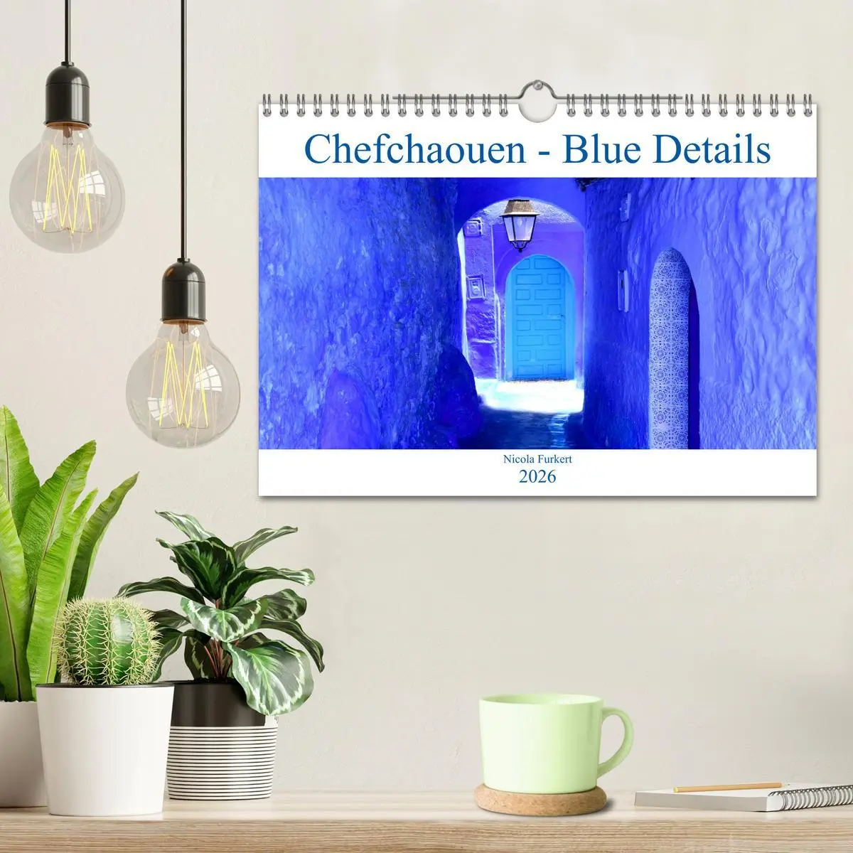 Bild: 9783457821831 | Chefchaouen - Blue Details (Wandkalender 2026 DIN A4 quer),...
