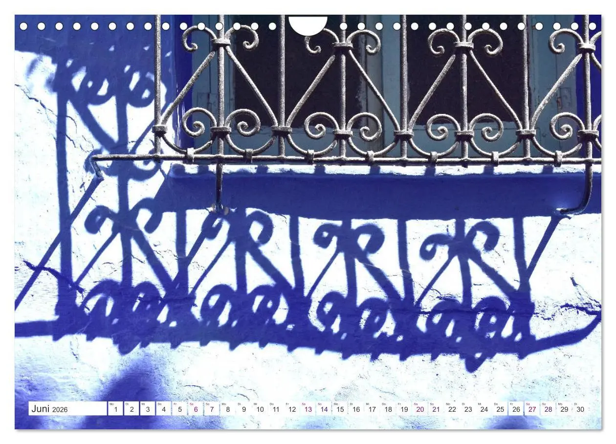 Bild: 9783457821831 | Chefchaouen - Blue Details (Wandkalender 2026 DIN A4 quer),...