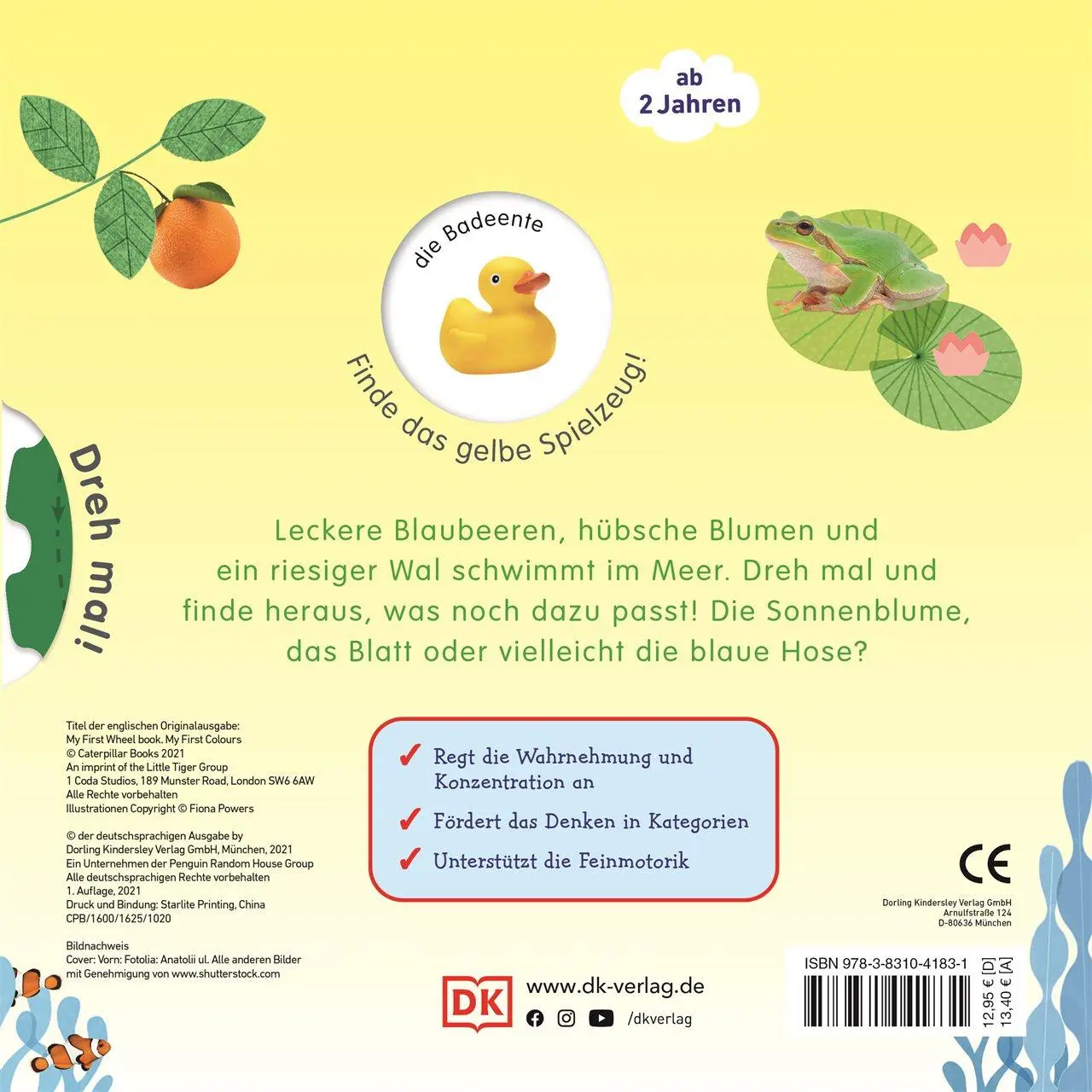 Rückseite: 9783831041831 | Erstes Lernen Drehen. So viele Farben | DK Verlag - Kids | Buch | 2021