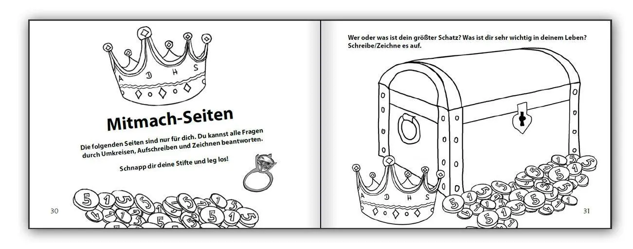 Bild: 9783990821831 | ADHS Schatzkiste - Das Mitmach-Buch für mehr Funkeln in deinem...
