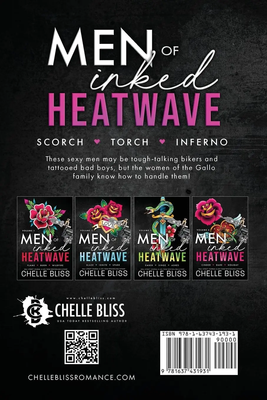 Rückseite: 9781637431931 | Men of Inked Heatwave | Volume 4 | Chelle Bliss | Taschenbuch | 2025