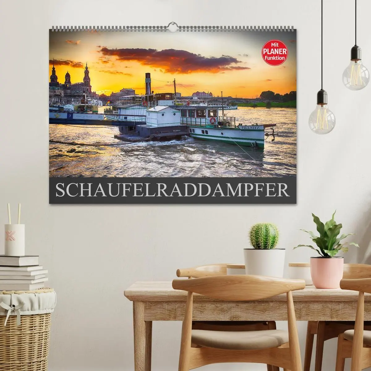 Bild: 9783569921931 | Schaufelraddampfer (Wandkalender 2027 DIN A2 quer), CALVENDO...