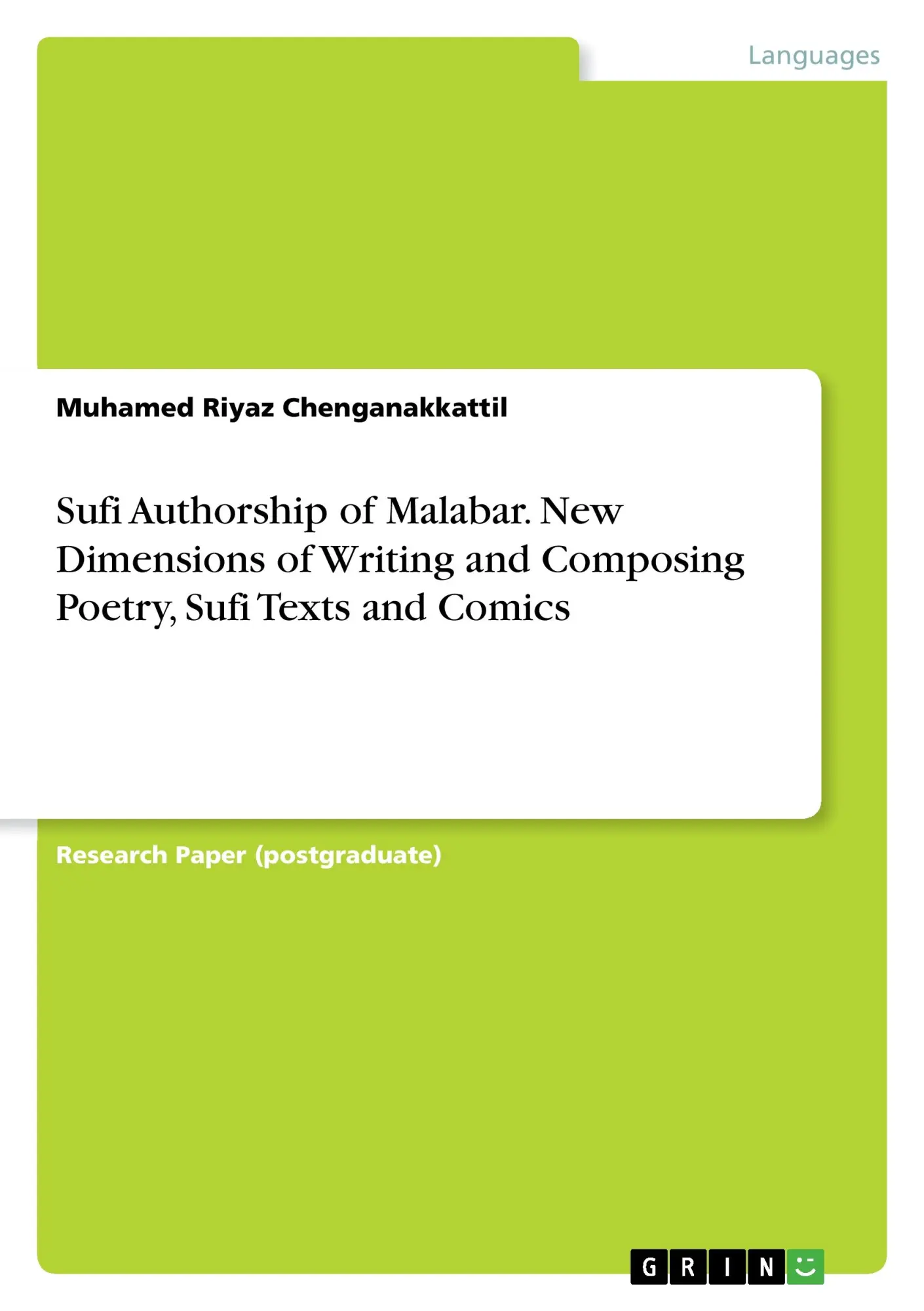 Cover: 9783668471931 | Sufi Authorship of Malabar. New Dimensions of Writing and Composing...