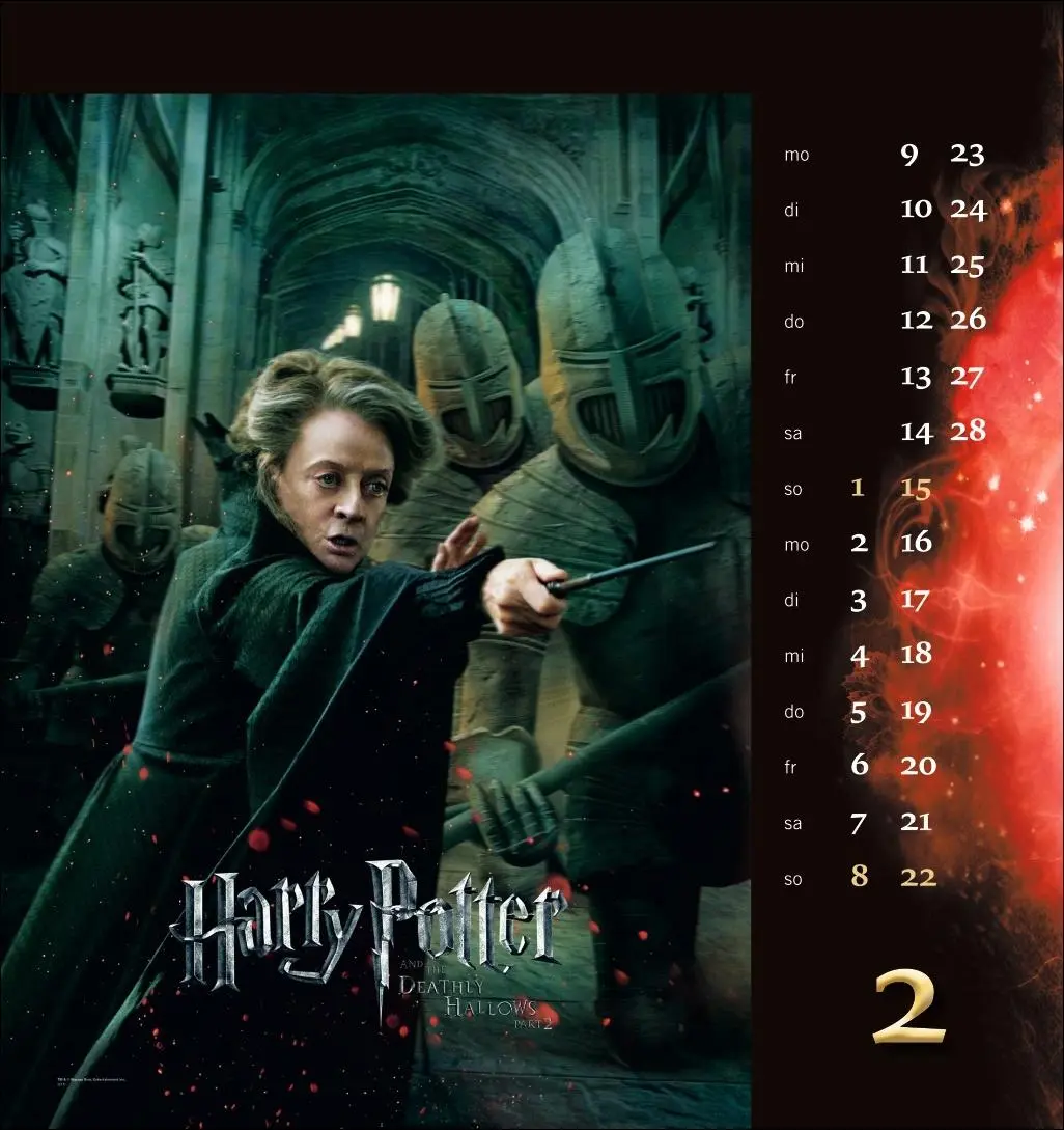 Bild: 9783756411931 | Harry Potter Filmplakate Postkartenkalender 2026 | Kalender | 13 S.