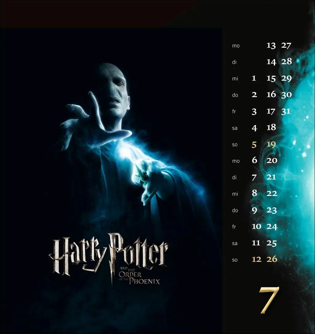 Bild: 9783756411931 | Harry Potter Filmplakate Postkartenkalender 2026 | Kalender | 13 S.