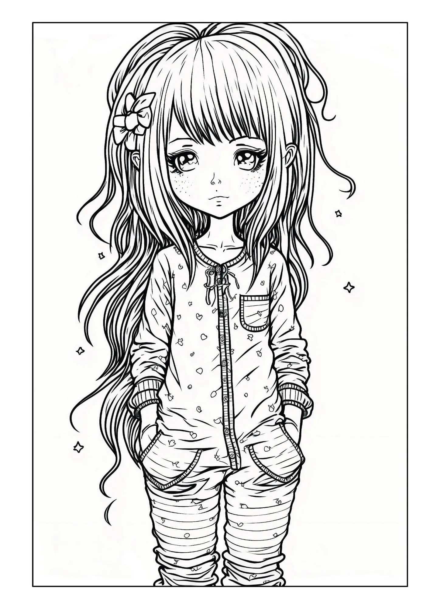 Bild: 9783986571931 | Manga Malbuch für Mädchen ab 8 Jahren mit 52 Ausmalbildern | Müller